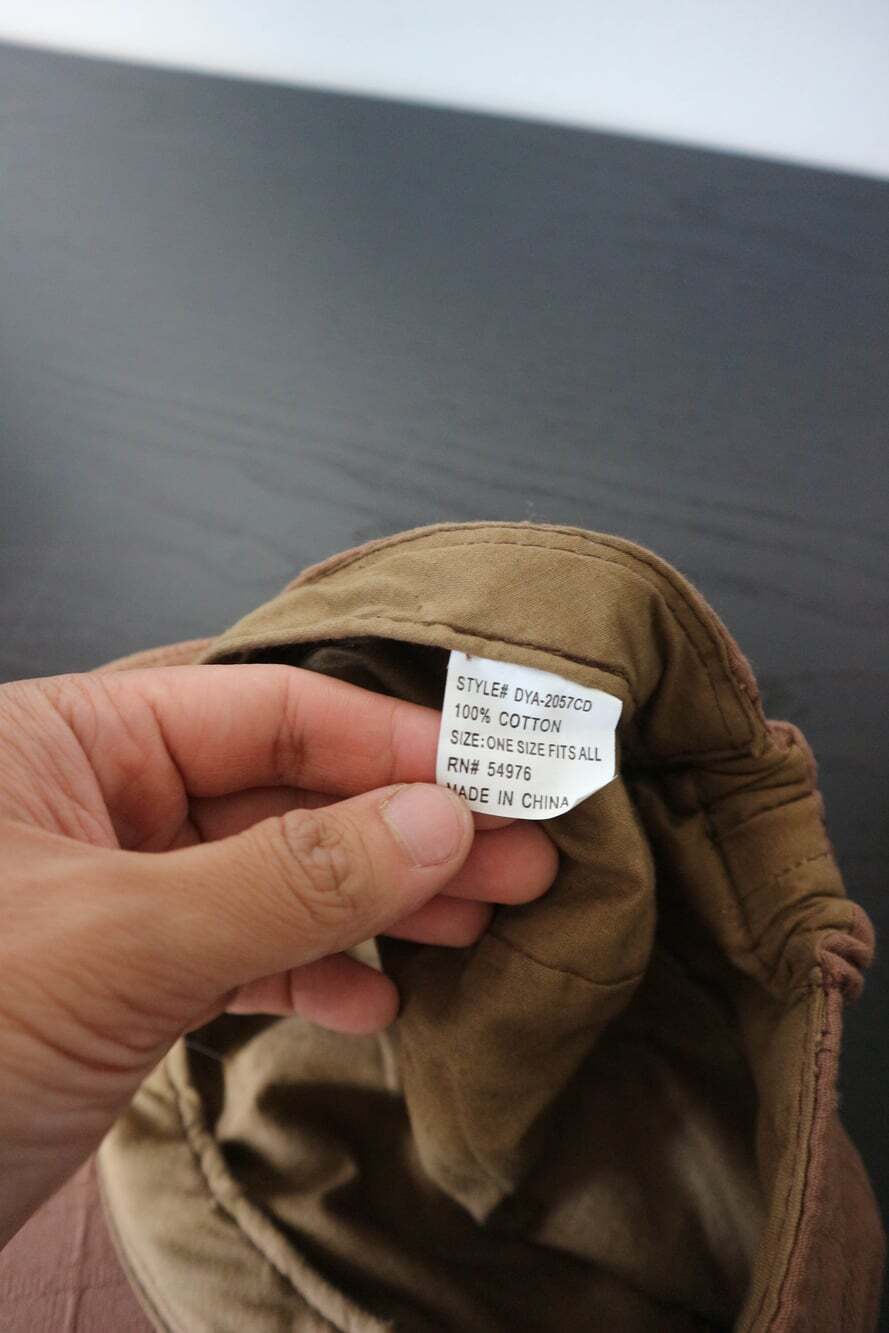 Cadet Style Vintage Pattern Y2K Military Cap - Picture 6 of 6